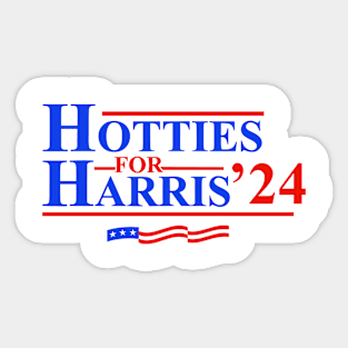 Hotties For Harris Sticker